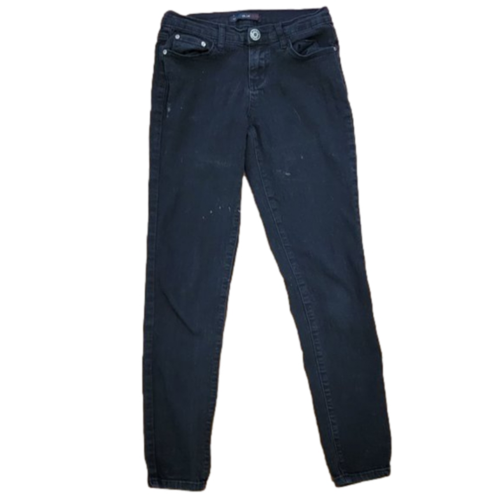 RED BLUE DENIM JEANS IN BLACK SIZE 3-4